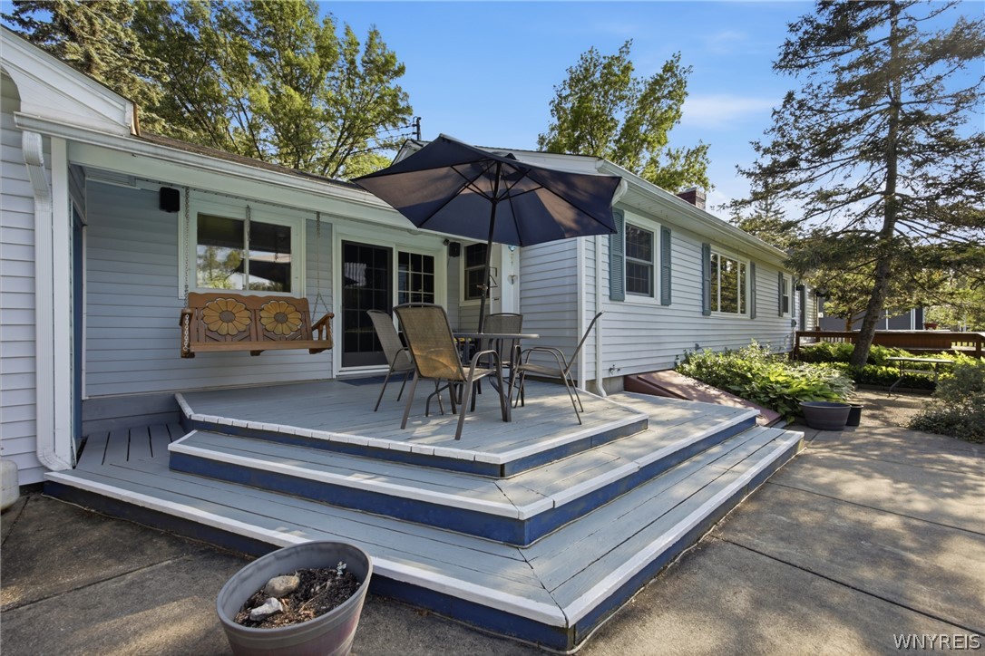1391 Billington Road Elma, NY 14052 - Photo 28 of 46 Nice deck/patio overlooking pool