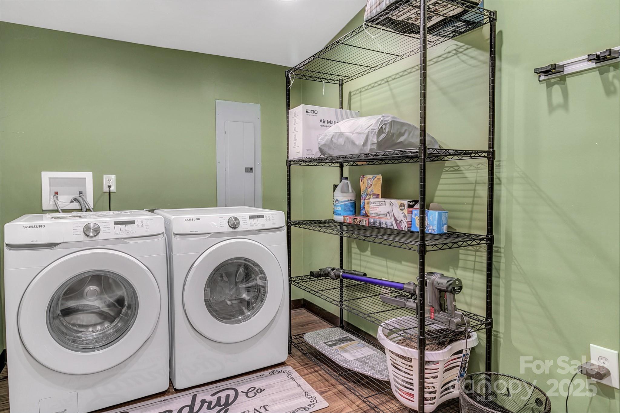 120 Sweetbriar Road North Lake Lure, NC 28746 - Photo 34 of 45 a utility room with dryer and washer