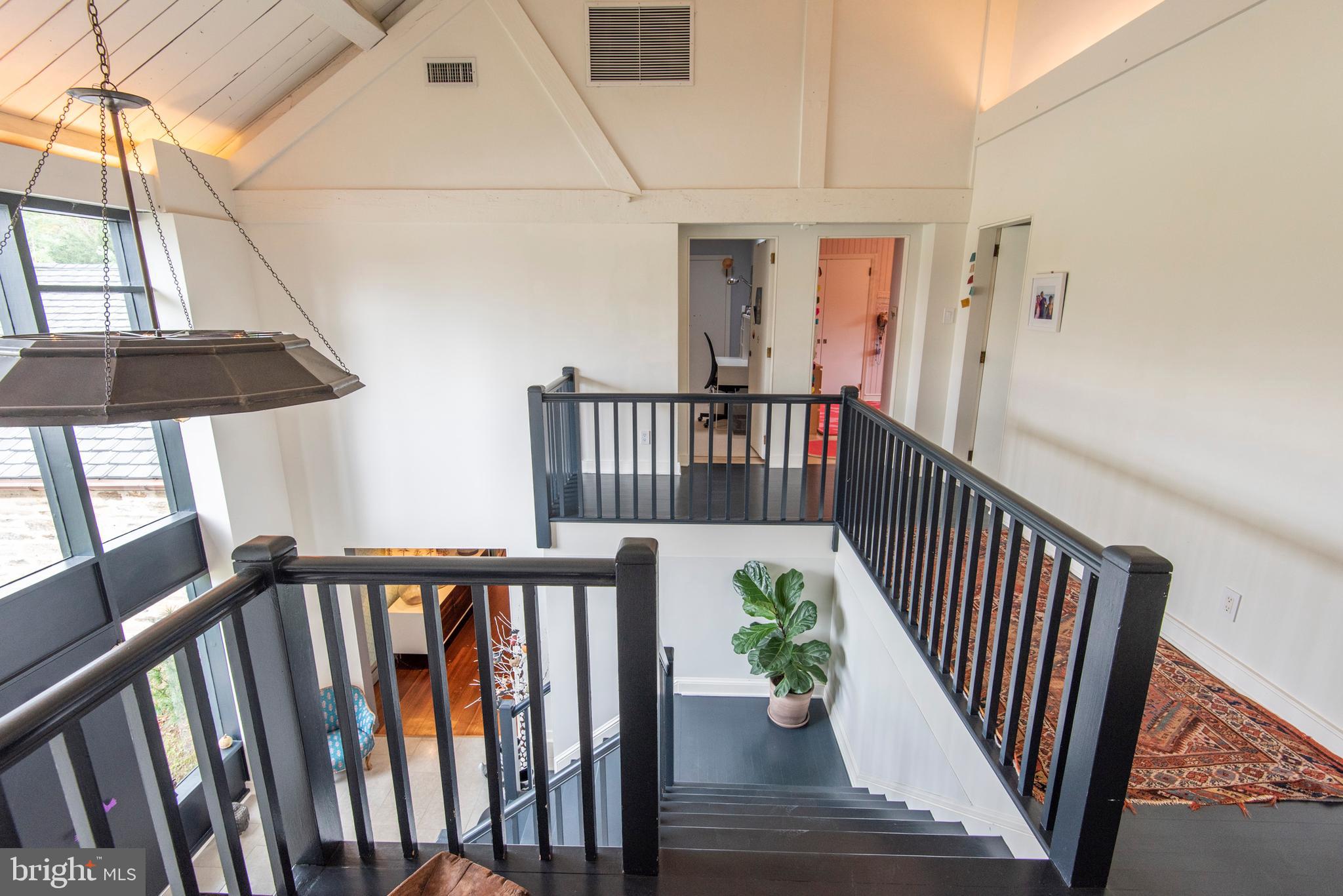 600 St Andrews Road Philadelphia, PA 19118 - Photo 24 of 60 Second floor hallway looking down to foyer