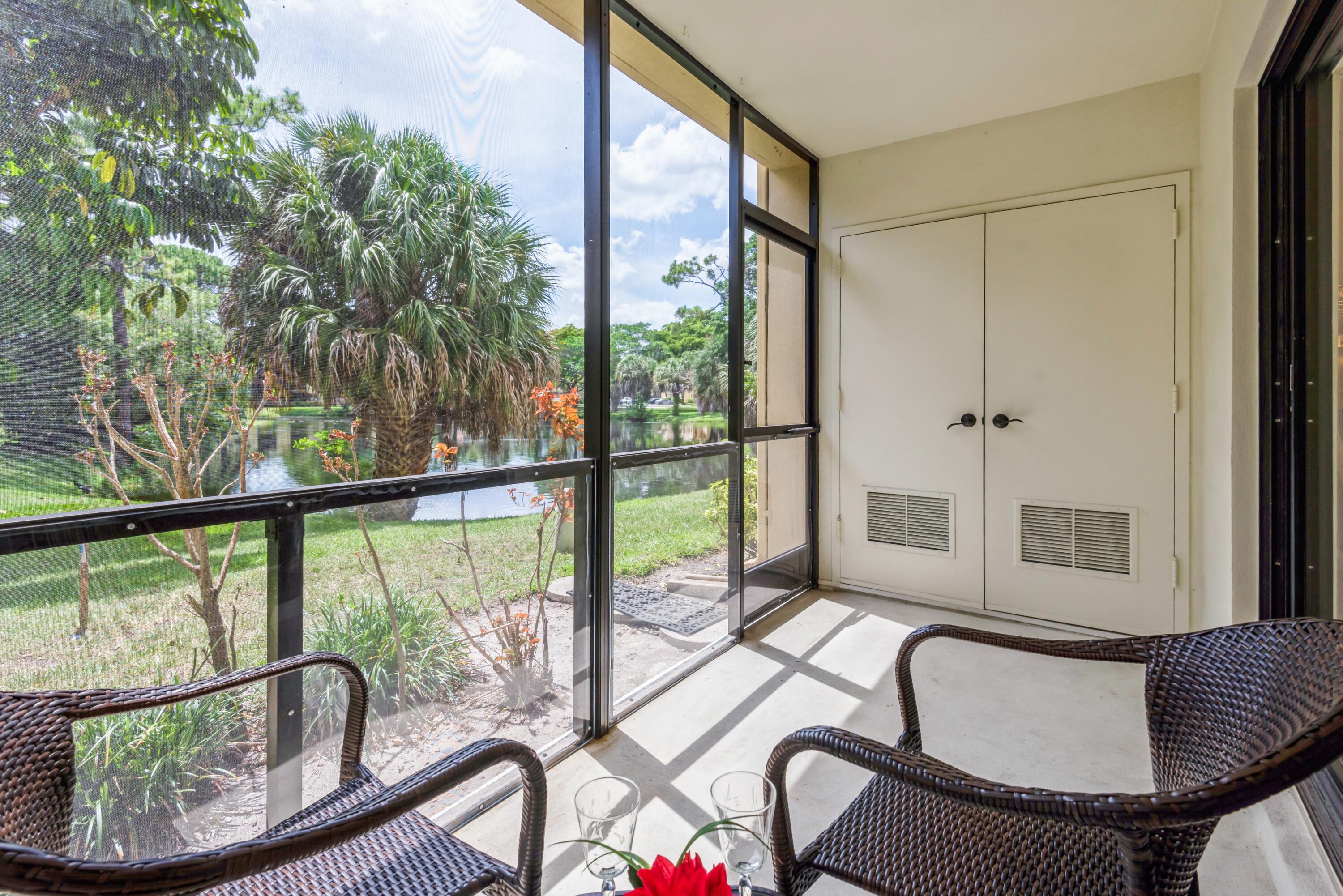 918 Southwest 9th St Circle, Unit 101 Boca Raton, FL 33486 - Photo 17 of 27 Screened Patio
