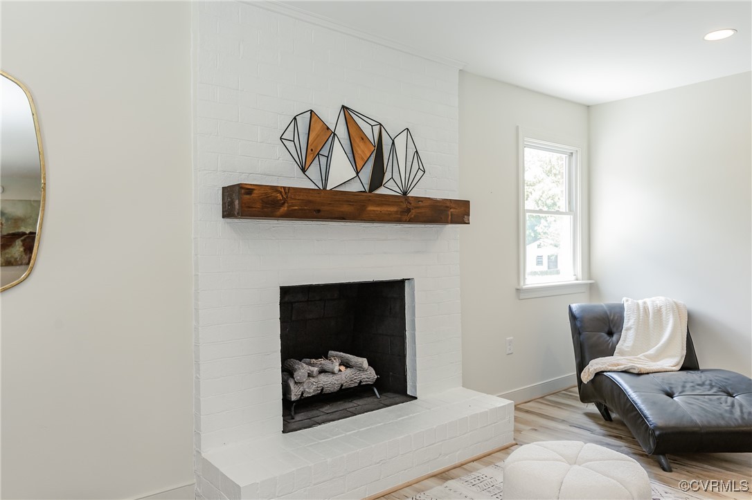4300 North Courthouse Road Providence Forge, VA 23140 - Photo 13 of 28 a living room with furniture and a fireplace