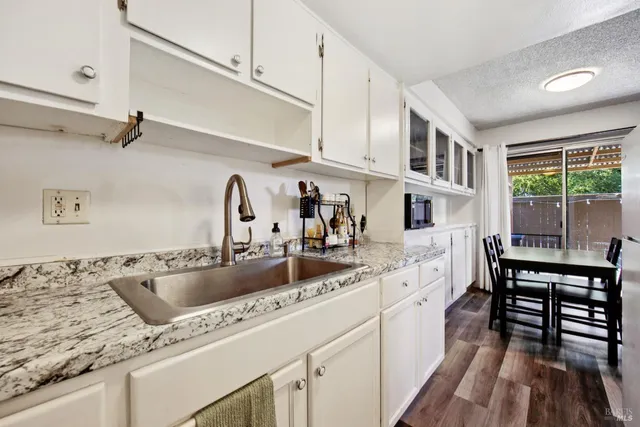 a view of kitchen sink