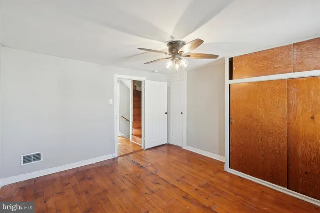 wooden floor in an empty room