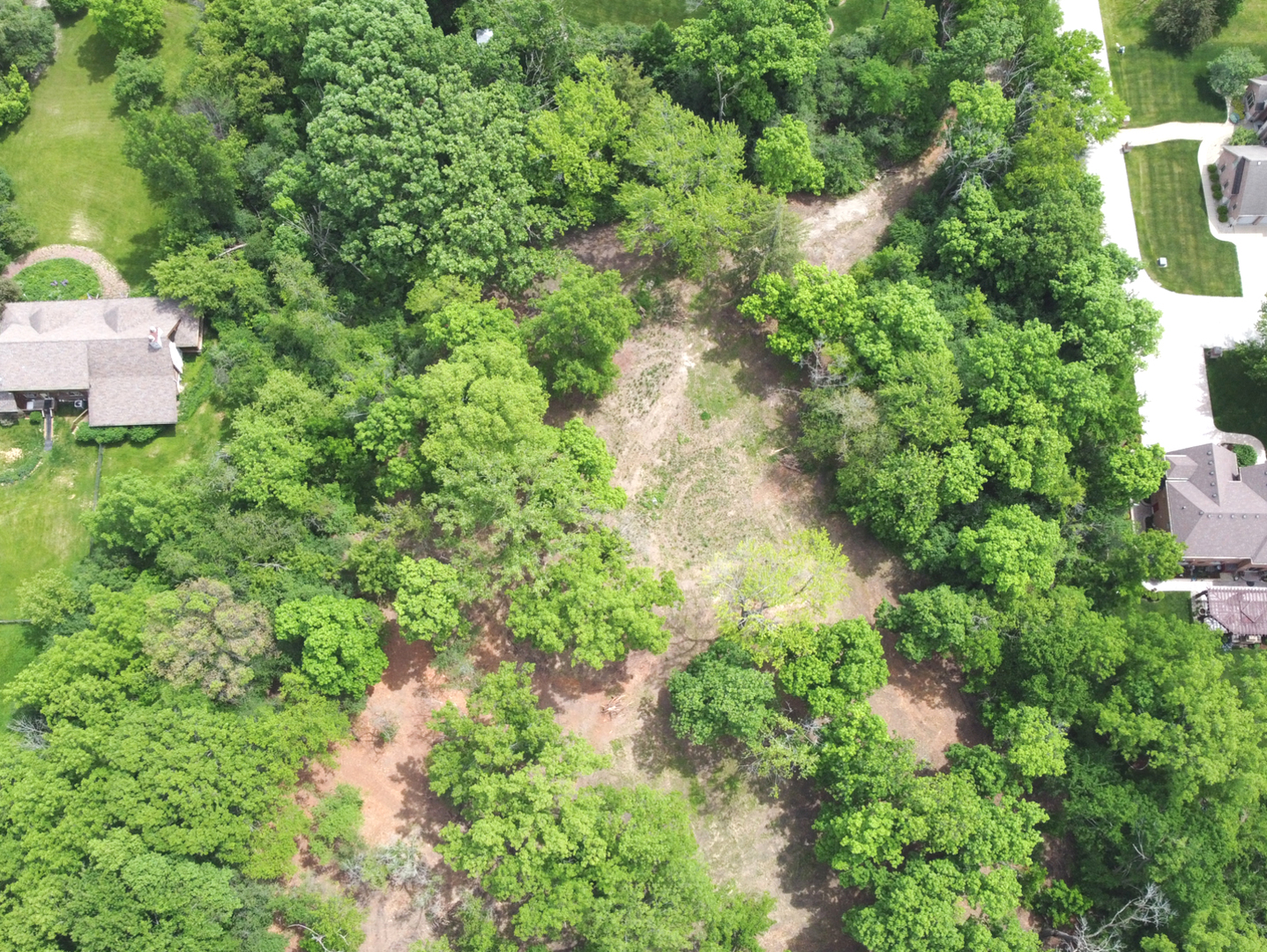 7N650 Sayer Road Bartlett, IL 60103 - Photo 8 of 13 an aerial view of residential house with outdoor space and trees all around