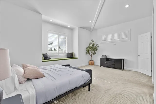 a view of a park with slide