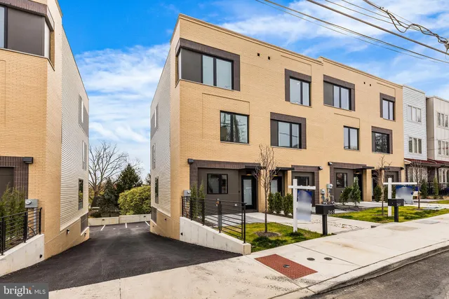 a view of a building with many windows