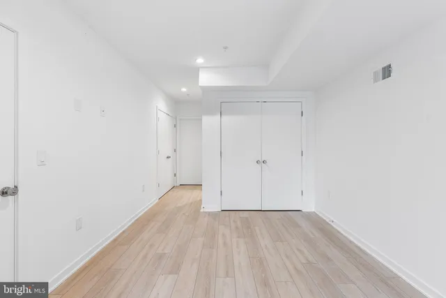 a view of an entrance of the building