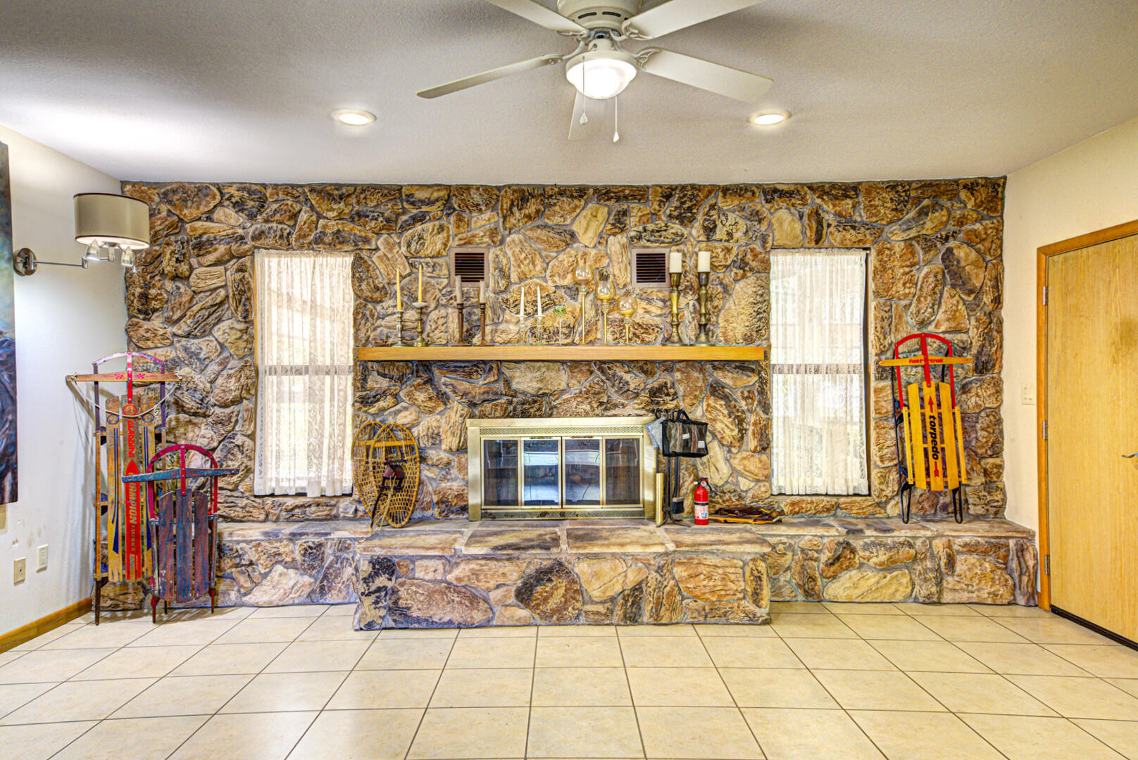 4885 Rayburn Road Cocoa, FL 32926 - Photo 18 of 99 family room fireplace