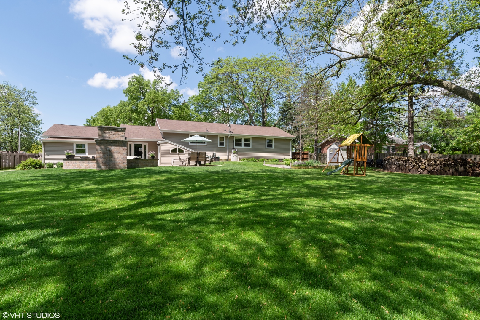 417 Warren Road Glenview, IL 60025 - Photo 24 of 24 a view of a house with a big yard