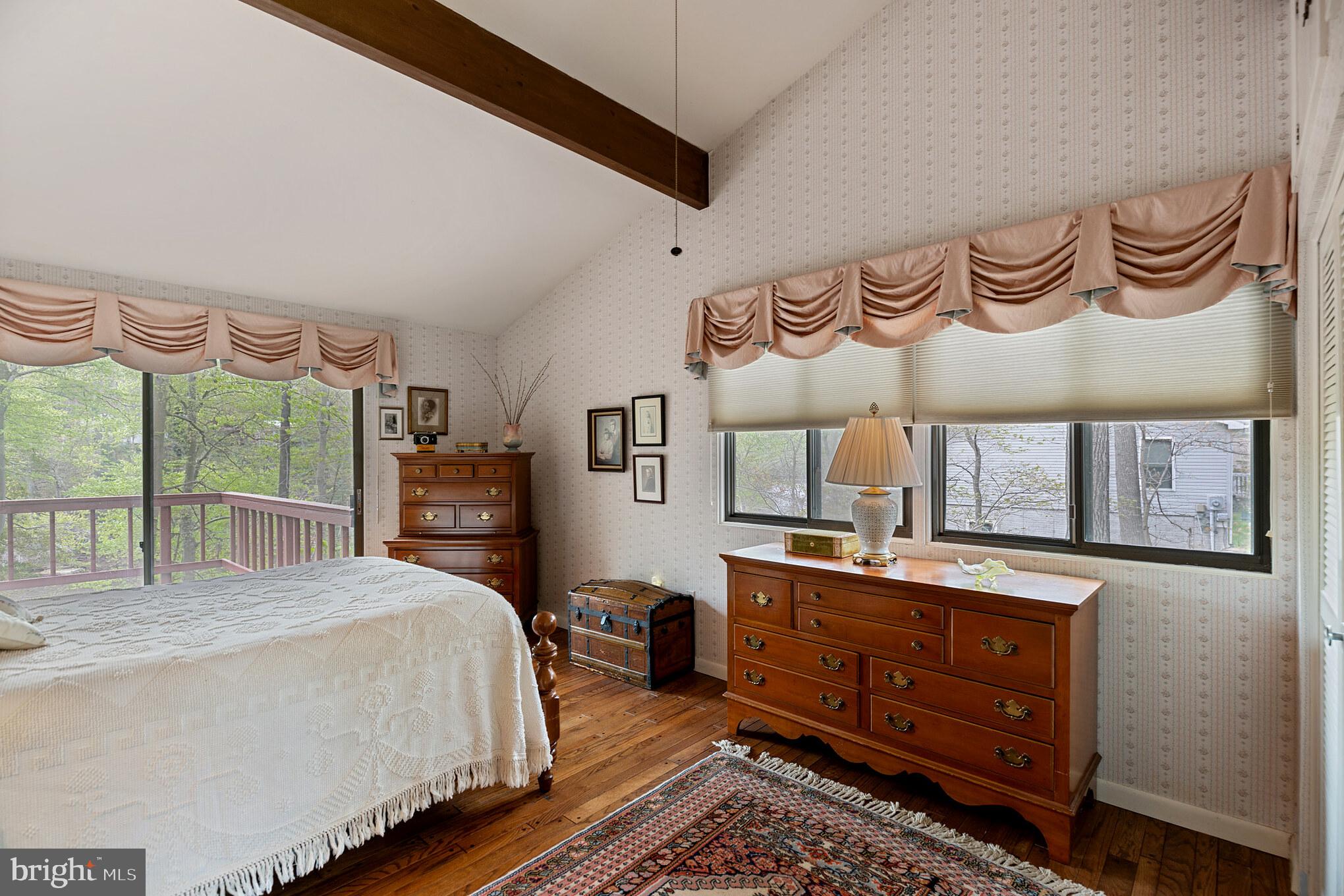 615 Running Fox Road Lusby, MD 20657 - Photo 7 of 30 Main Floor large bedroom with Deck Access
