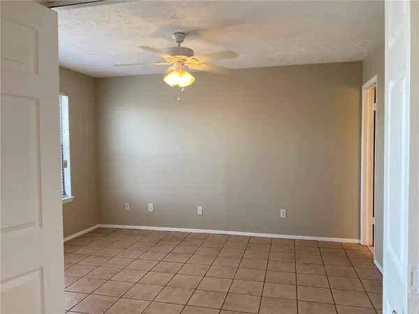 an empty room with window