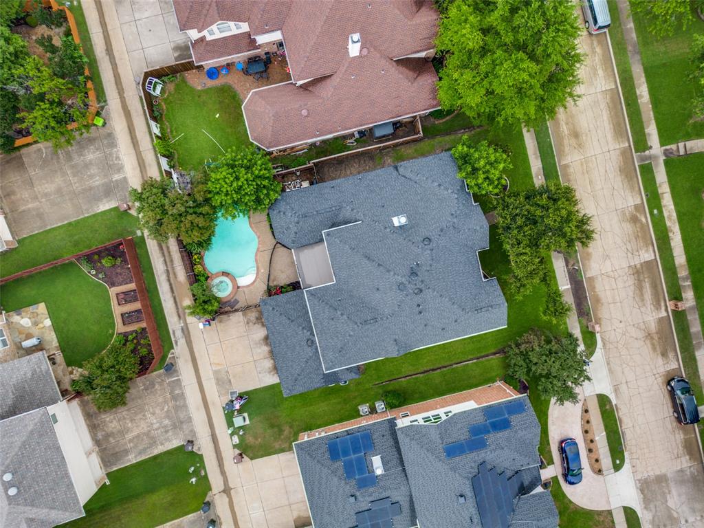 3421 Neiman Road Plano, TX 75025 - Photo 37 of 40 Bird's eye view of a pool area
