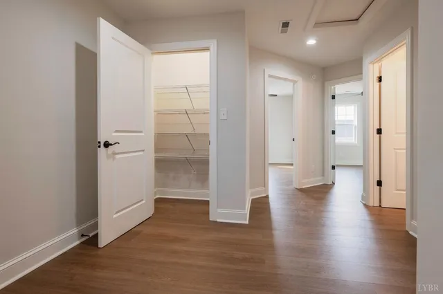 wooden floor in an empty room with wooden floor