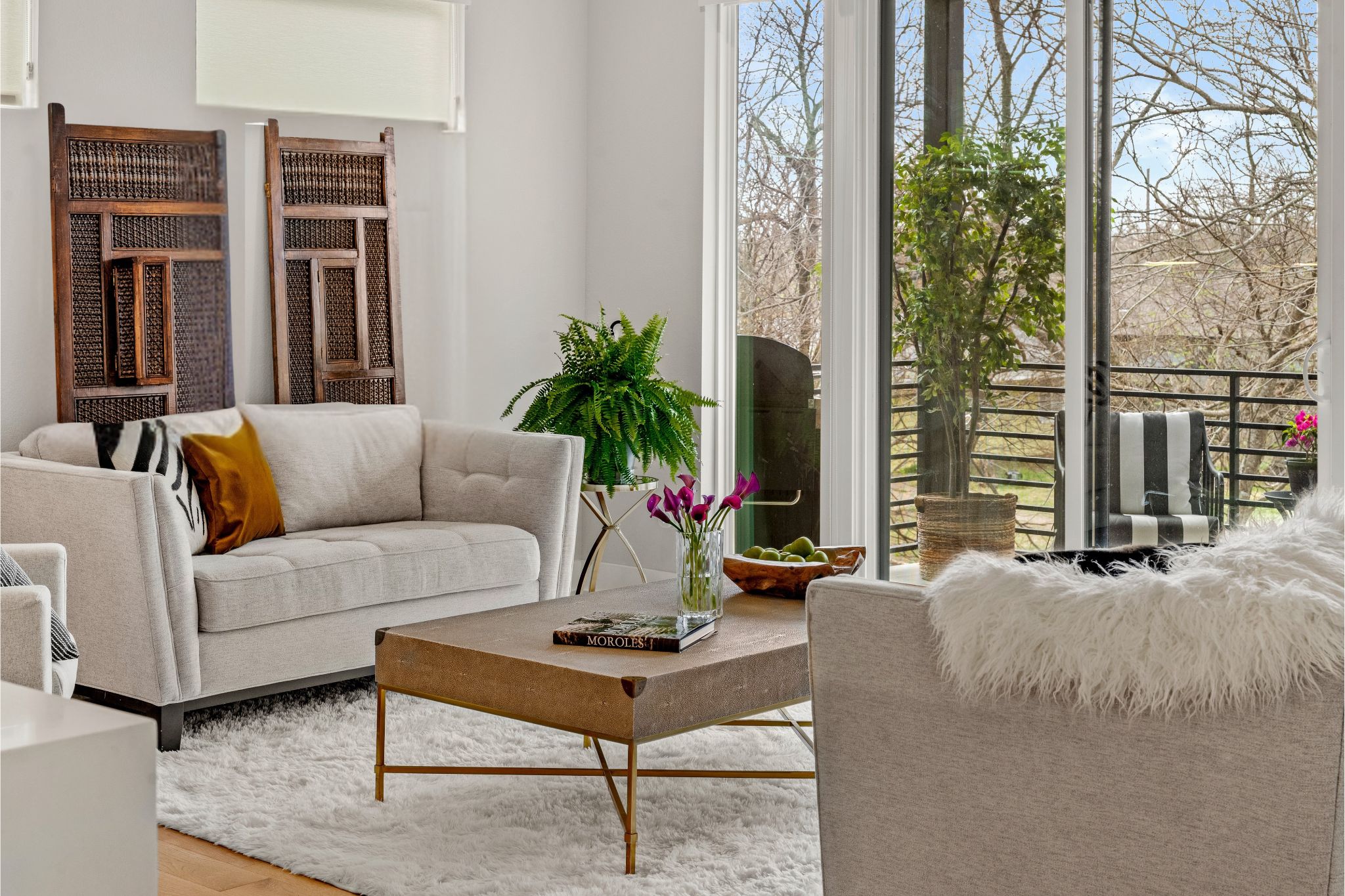 5002 Pecan Springs Road, Unit 8 Austin, TX 78723 - Photo 10 of 35 Bright Living Space open to Private Outdoor Patio