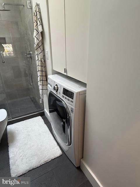 1221 Oates Street Northeast, Unit C Washington, DC 20002 - Photo 19 of 33 a utility room with dryer and washer