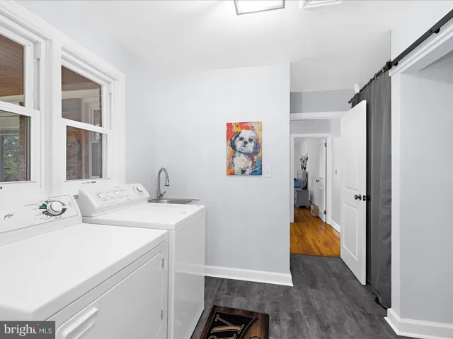 a view of kitchen and workspace