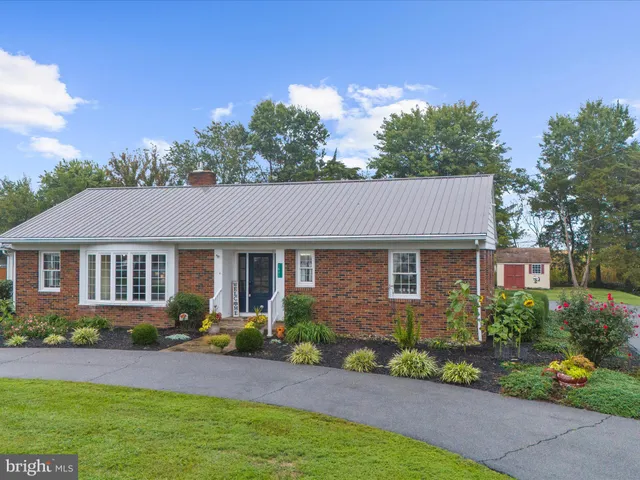 front view of house with a yard