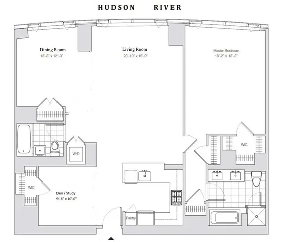 $2,695,000 | 70 Little West Street, Unit 24D | Battery Park City