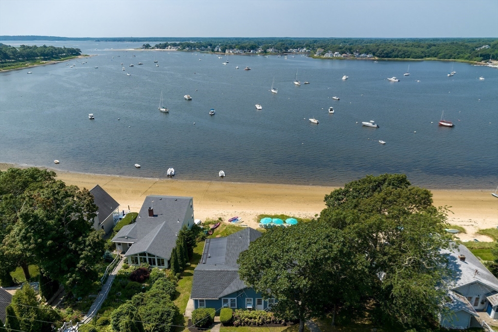 57 Oak Street Wareham, MA 02571 - Photo 28 of 42 an aerial view of a house with a yard