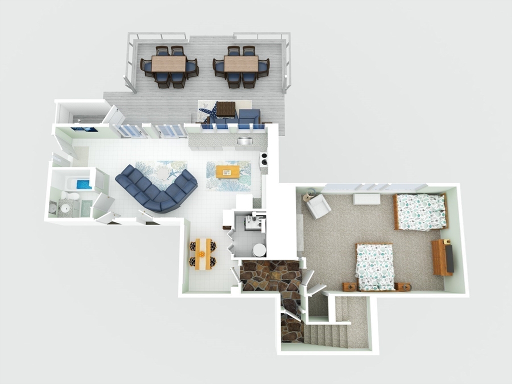 57 Oak Street Wareham, MA 02571 - Photo 38 of 42 a white kitchen with a stove and a refrigerator