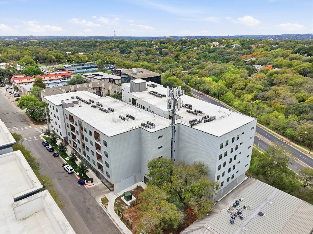 2500 Longview Street, Unit 201 Austin, TX 78705 - Photo 34 of 40 Drone / aerial view