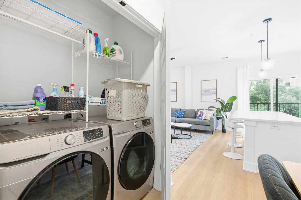 2500 Longview Street, Unit 201 Austin, TX 78705 - Photo 8 of 40 a view of livingroom with furniture and fireplace