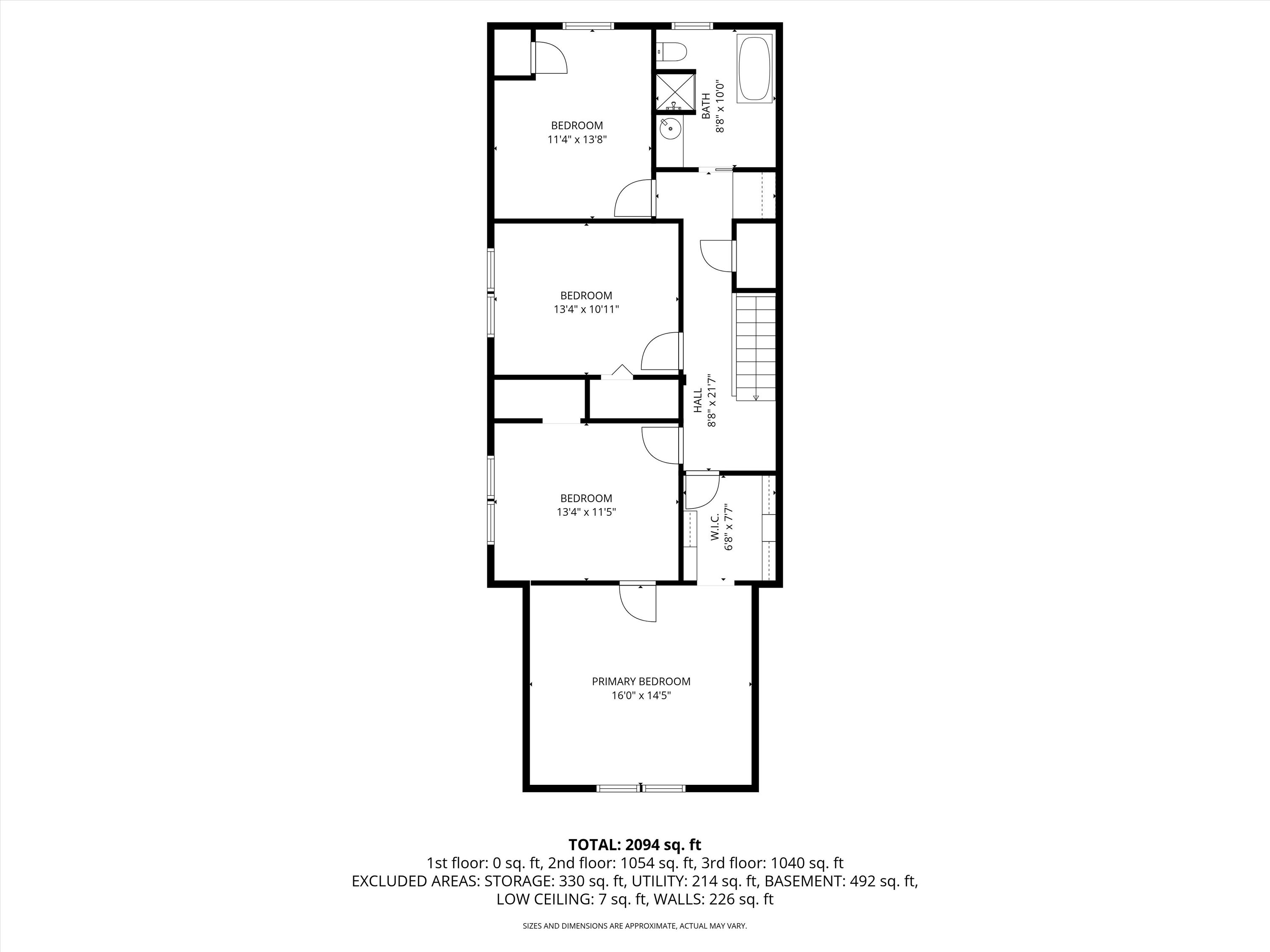 615 East Otjen Street Milwaukee, WI 53207 - Photo 62 of 63 Upper Level Floor Plan