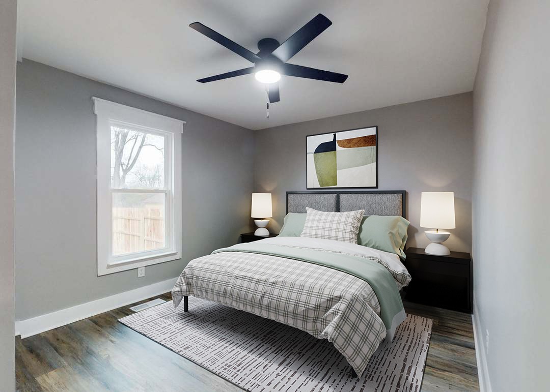 108 Decatur Street Shelbyville, TN 37160 - Photo 26 of 33 a bedroom with a large bed and a window