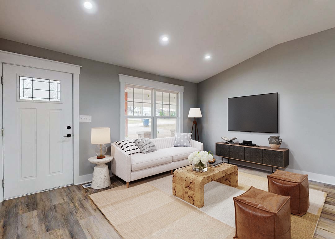 108 Decatur Street Shelbyville, TN 37160 - Photo 9 of 33 a living room with furniture and a flat screen tv
