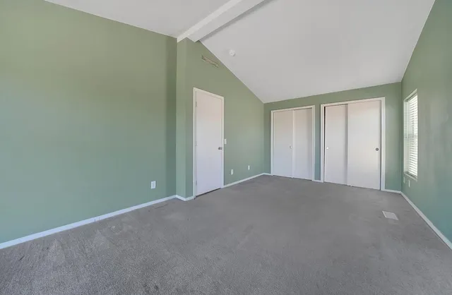 a view of balcony with couches