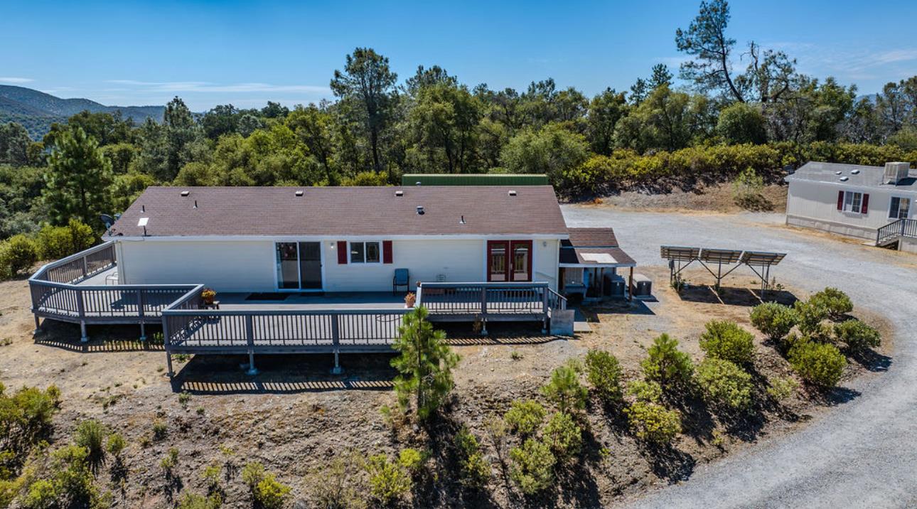 3155 Hawver Road San Andreas, CA 95249 - Photo 54 of 62 an aerial view of a house with garden space and a sitting area