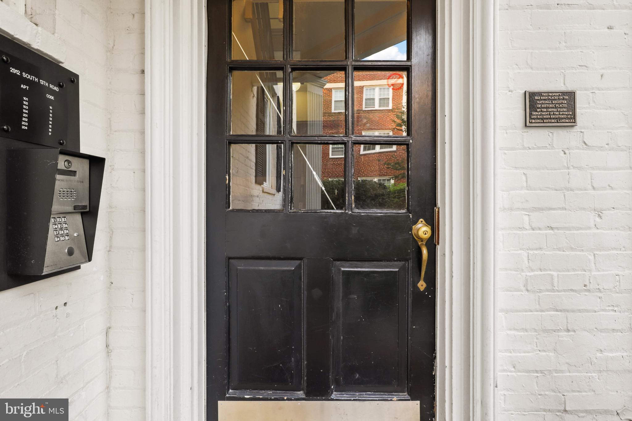 2912 13th Road South, Unit 204 Arlington, VA 22204 - Photo 8 of 32 a view of front door