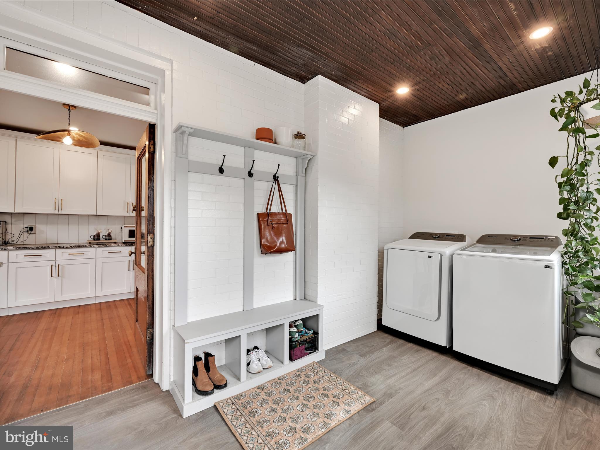 28 Charles Road Lancaster, PA 17603 - Photo 15 of 45 a view of utility room with washer and dryer