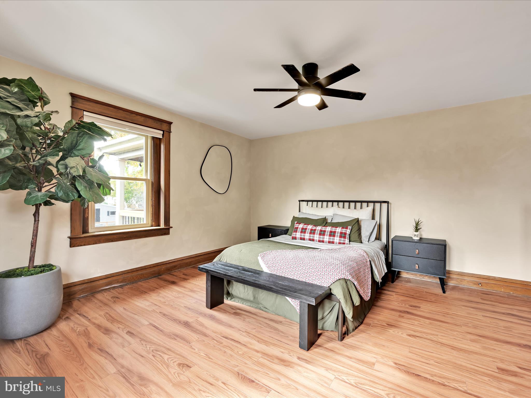 28 Charles Road Lancaster, PA 17603 - Photo 19 of 45 a bedroom with a bed and a window