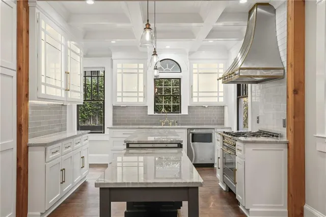a bathroom with a sink double vanity and a mirror