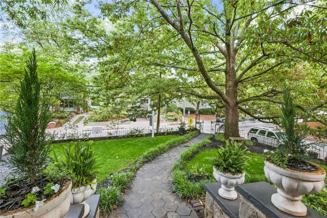 a view of an entryway with a front door
