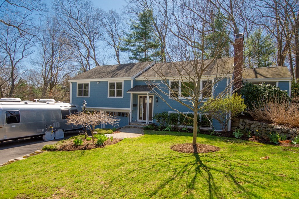 14 Highgate Street Needham, MA 02492 - Photo 2 of 27 a view of a house with swimming pool
