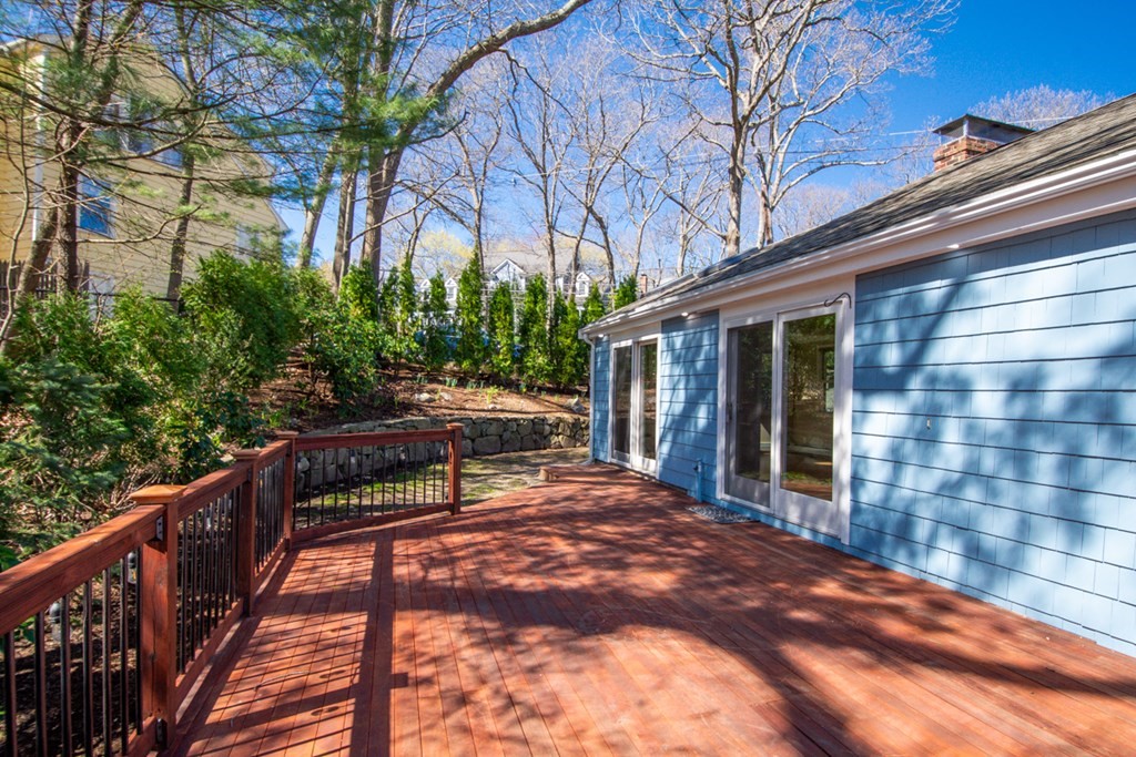 14 Highgate Street Needham, MA 02492 - Photo 25 of 27 a view of a bench in a patio