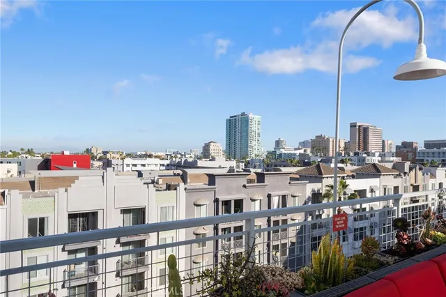 a potted plant sitting in front of a building