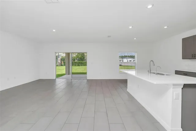 a view of a volley ball court