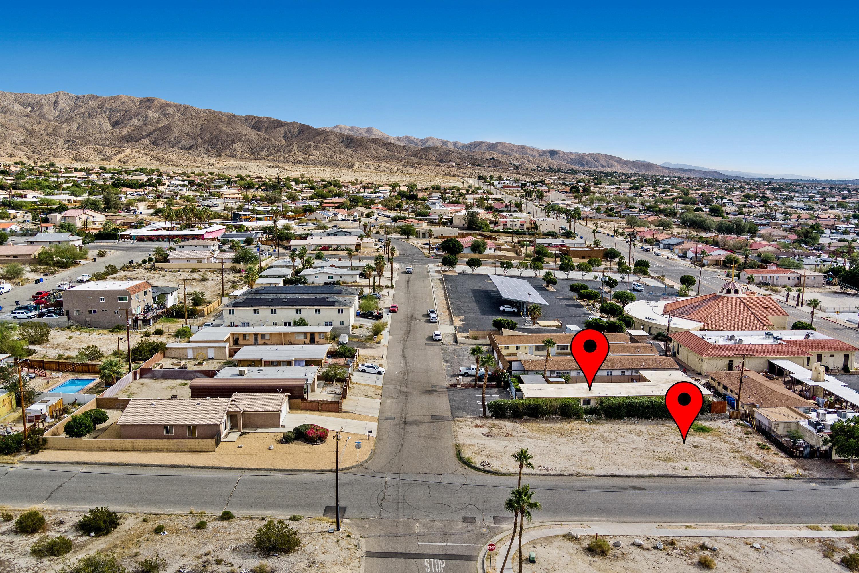 66665 First Street Desert Hot Springs, CA 92240 - Photo 9 of 35 an aerial view of residential houses