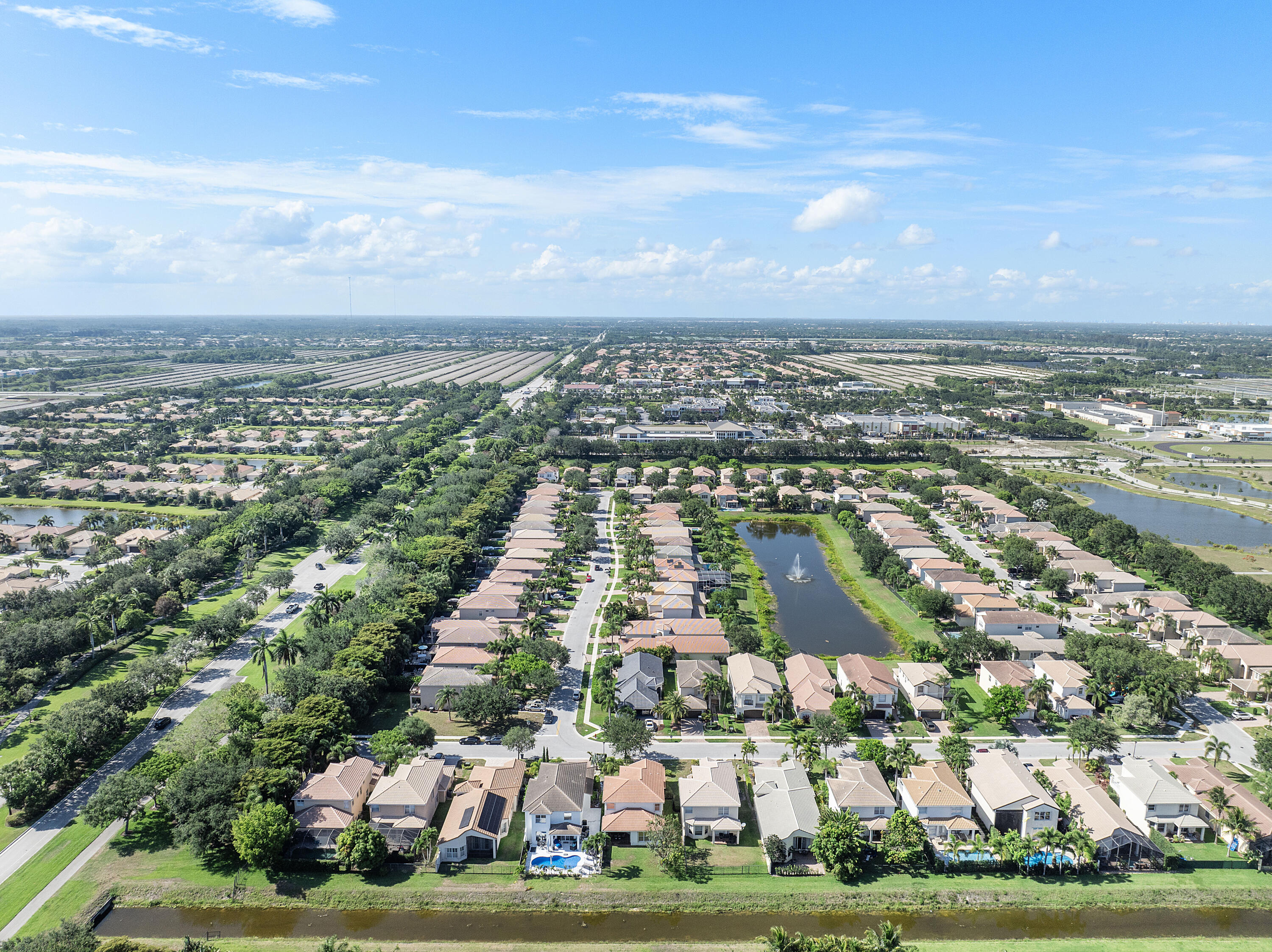 8936 Chestnut Ridge Way Boynton Beach, FL 33473 - Photo 33 of 50 Aerial high N 010 to flag for shopping c