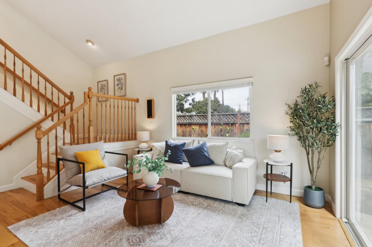 731 Calderon Avenue Mountain View, CA 94041 - Photo 15 of 55 a living room with furniture and a potted plant