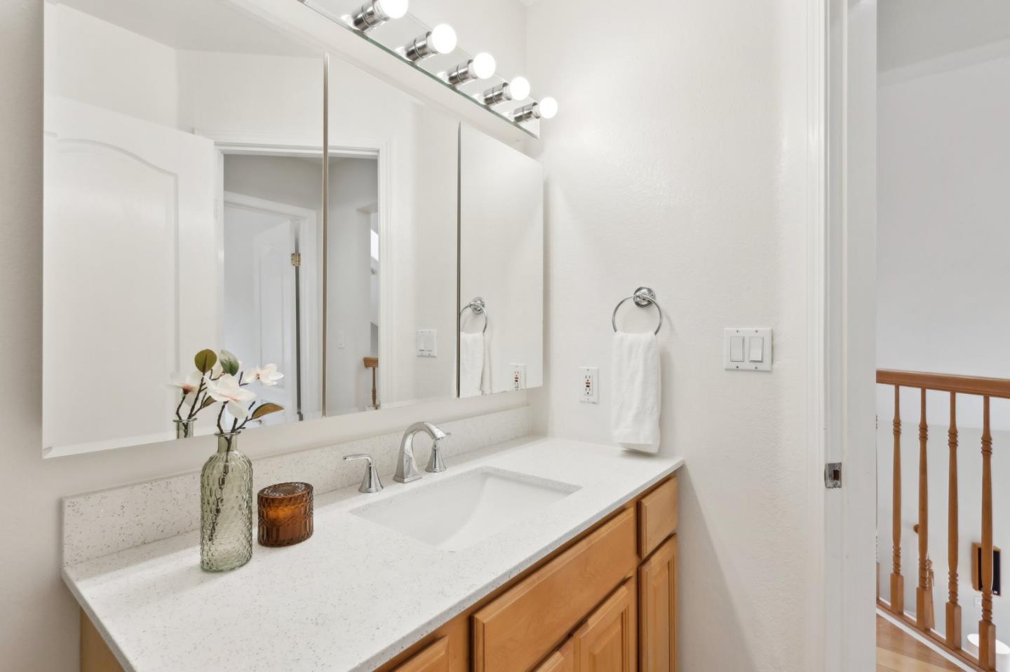 731 Calderon Avenue Mountain View, CA 94041 - Photo 30 of 55 a bathroom with a sink double vanity and shower