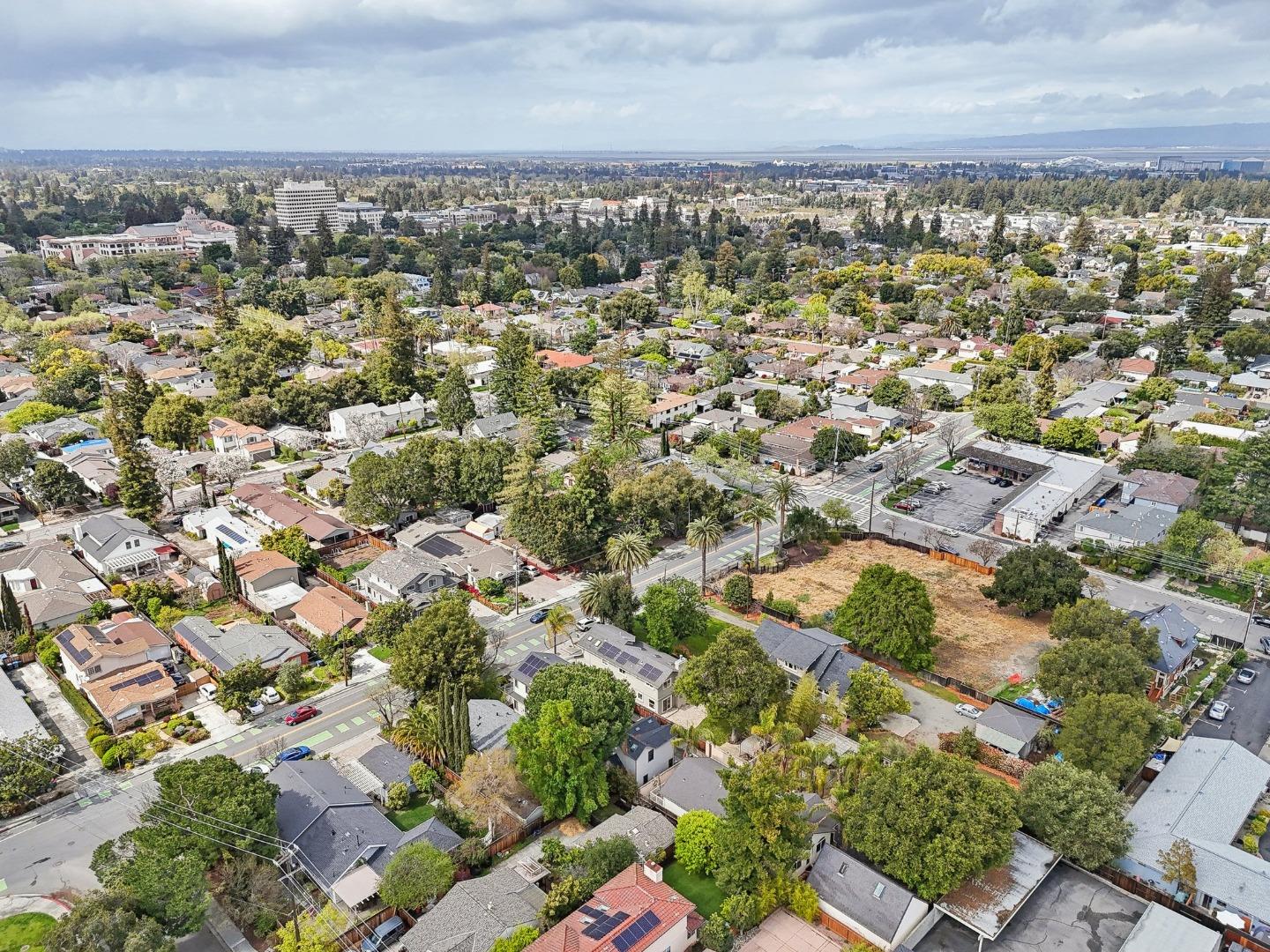 731 Calderon Avenue Mountain View, CA 94041 - Photo 53 of 55 an aerial view of residential building with parking space