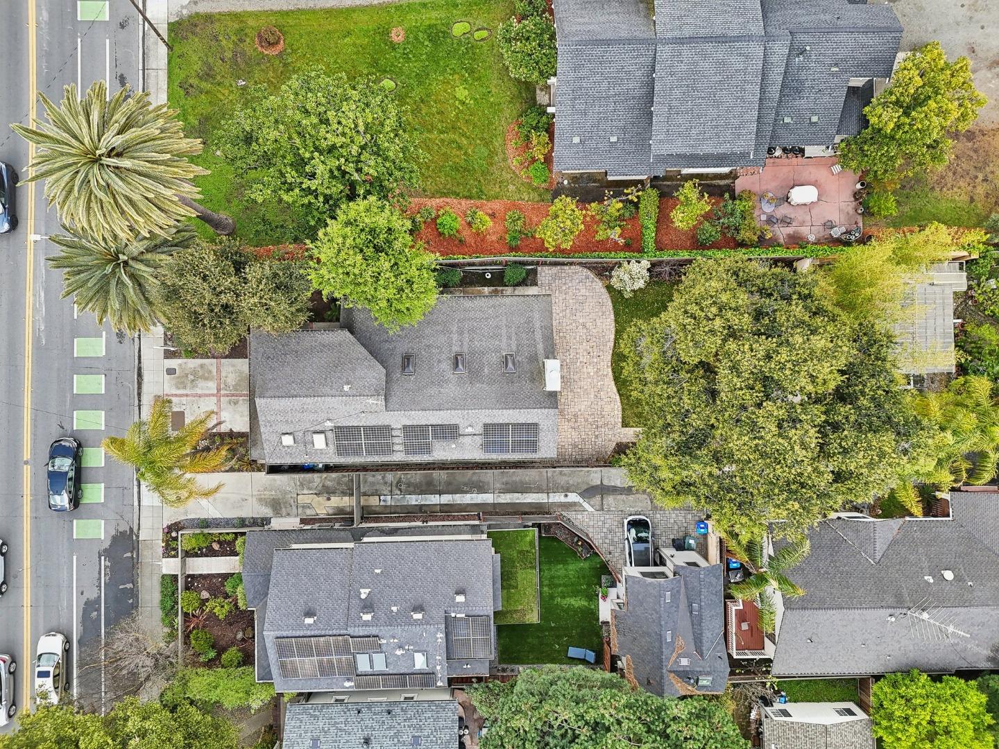 731 Calderon Avenue Mountain View, CA 94041 - Photo 54 of 55 an aerial view of residential houses with outdoor space