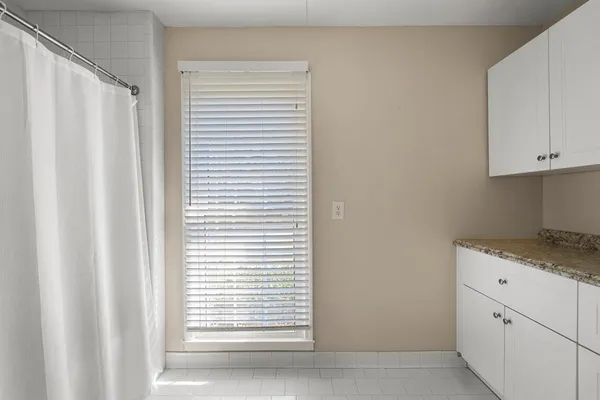 a view of kitchen with window