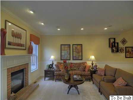 5585 Summerdean Road Crozet, VA 22932 - Photo 3 of 16 a living room with furniture and a fireplace