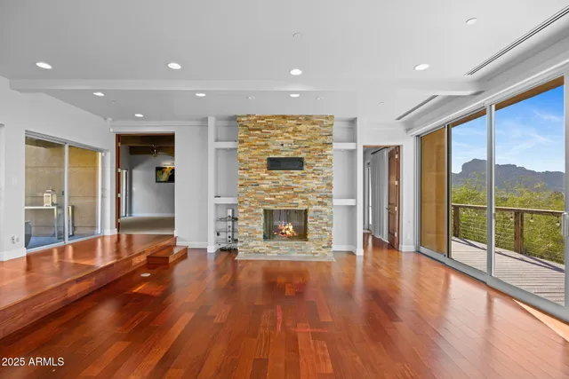 a view of a house with entertaining space