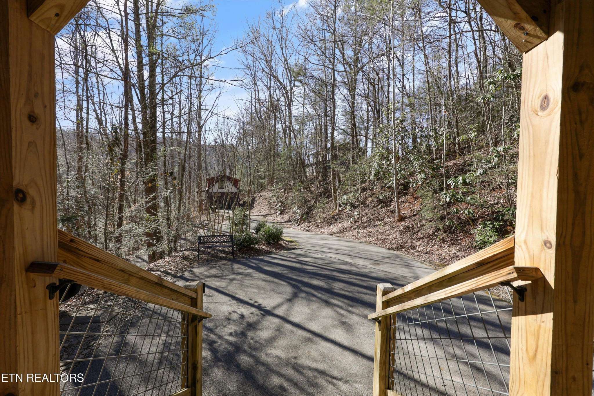 253 Cartertown Road Gatlinburg, TN 37738 - Photo 4 of 30 a view of a yard from a balcony